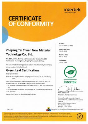 Green Leaf Certification